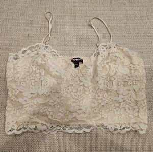 Express Large Cream Bralette